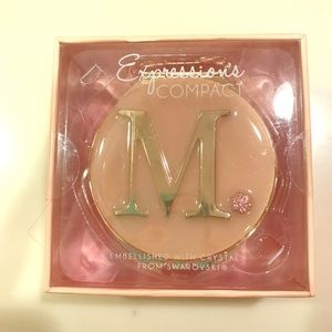Never opened compact mirror w/ Swarovski crystals